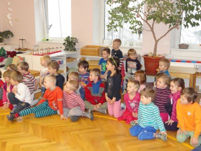 Návštěva v MŠ Montessori 2014