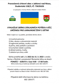 Pomoc Ukrajině Pomoc Ukrajině
