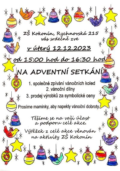 Adventní setkání v Rychnovské 215