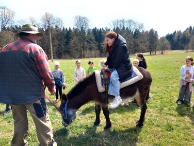 Pěšky za oslíkem
