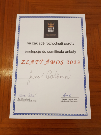 Zlatý Ámos 2023