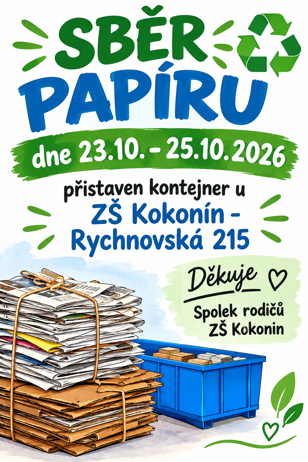 Sběr papíru 10/2026